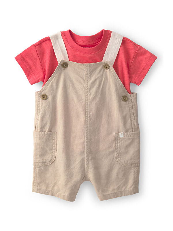 Carter's Erkek Bebek Salopet Set 3 Ay-24 Ay Somon