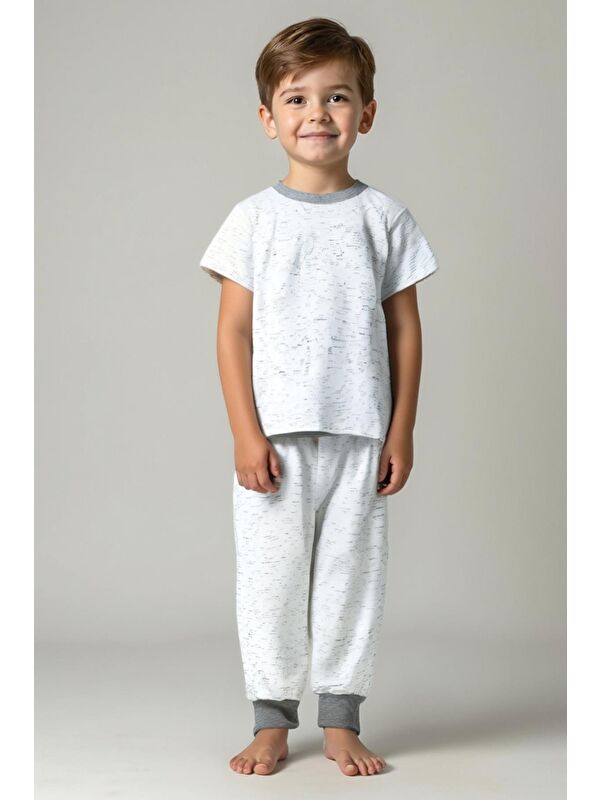 ZEYLAND Unisex Çocuk Kırçıllı Pijama Takımı - Antrasit