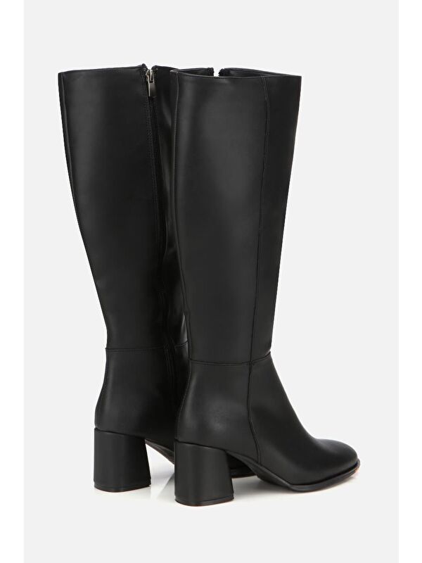 Yaya By Hotiç Kahverengi Yaya By Hotiç Yaya By Kadın Dikiş Detaylı Topuklu Çizme