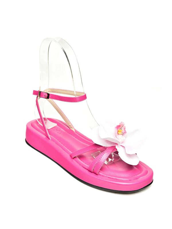 U3429627 Fuşya Kadın Sandalet - Görsel 6