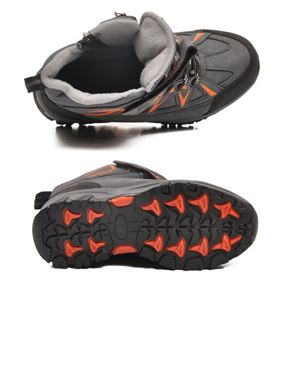 Füme Turuncu Polarlı Kaymaz Çocuk Outdoor Bot 2301 F - Görsel 6