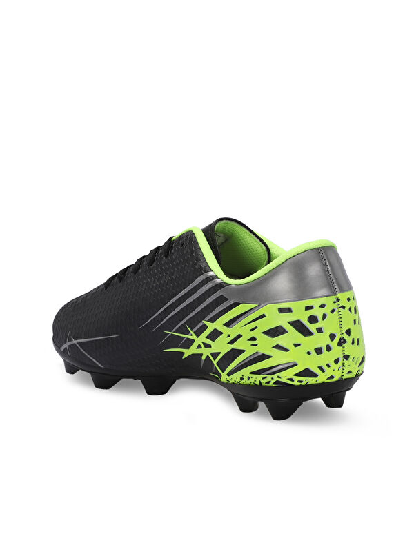 CARLO I Unisex Çocuk Halı Saha Siyah / Yeşil Futbol Ayakkabısı - Görsel 8