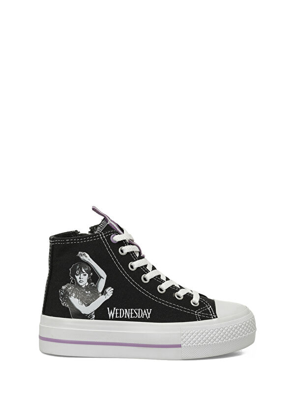 Wednesday WENDE.F6FX Siyah Kız Çocuk High Sneaker