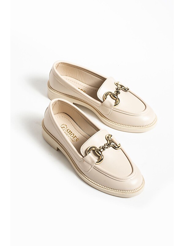 DUXAL SHOES Jane Kadın Loafer Makosen Casual Toka Detay Günlük Ayakkabı