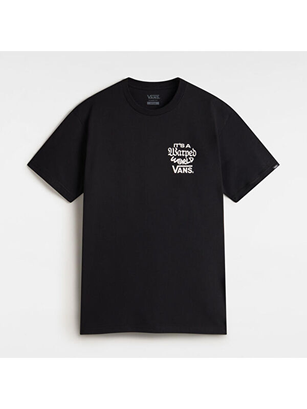 Vans Warped World Erkek Siyah Tişört