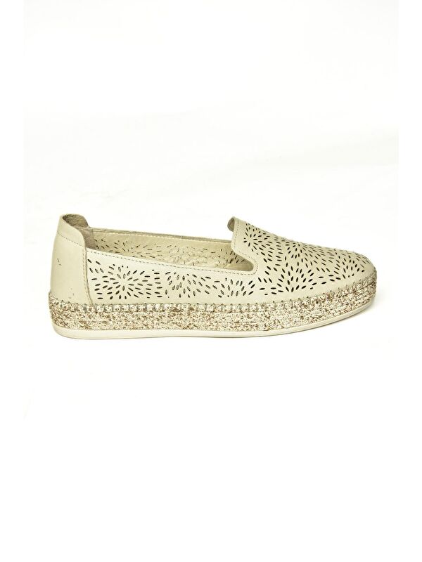 U5552001 Bej Kadın Ayakkabı - Görsel 3