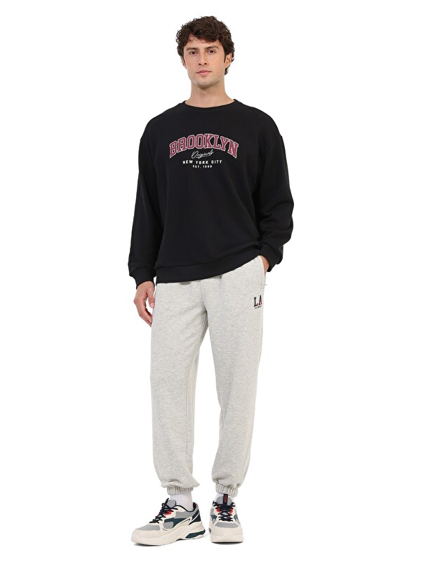 Kinetix Sweatshirt Erkek Siyah ML CODY 16CTY105