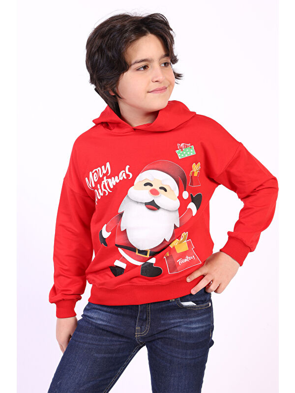 Toontoykids Unısex Çocuk Baba Baskılı Sweatshirt