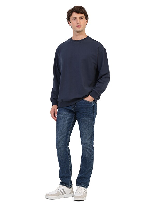 Kinetix Sweatshirt Erkek Lacivert MB 16SN90 C SW
