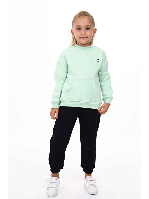 Toontoykids Kız Çocuk Nakışlı Eşofman Takım