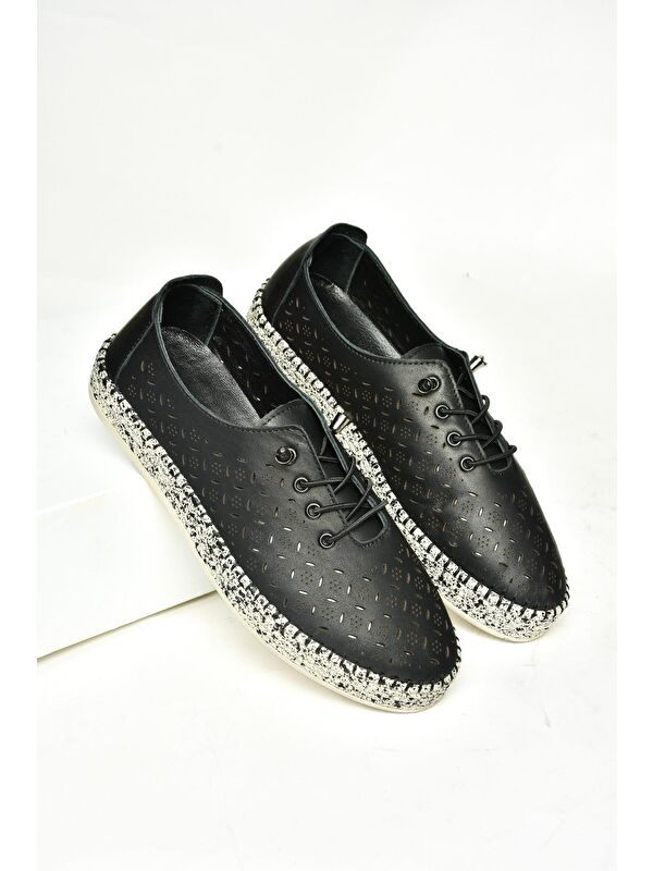 U5551001 Siyah Kadın Ayakkabı - Görsel 5