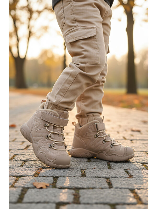 Taba İçi Kürklü Kaymaz Taban Soğuğa Dirençli Erkek Çocuk Bot 2090 F - Görsel 4