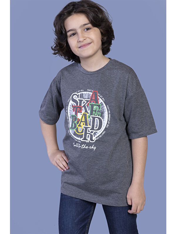 Toontoykids Erkek Çocuk Renkli Baskılı Tişört
