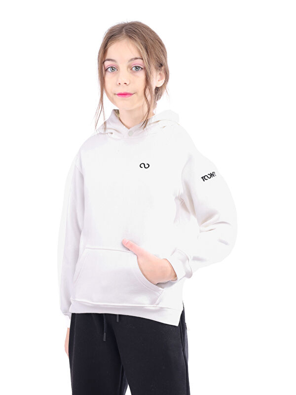 Toontoykids Kız Çocuk Nakışlı Sweatshirt