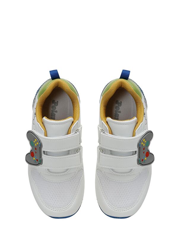 Beyaz Erkek Çocuk Spor Ayakkabı - Görsel 5