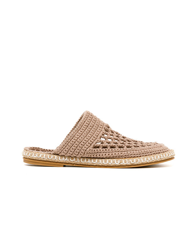 John May Kadın Terlik BBS_JMY Knitwear Slippers Olive Green