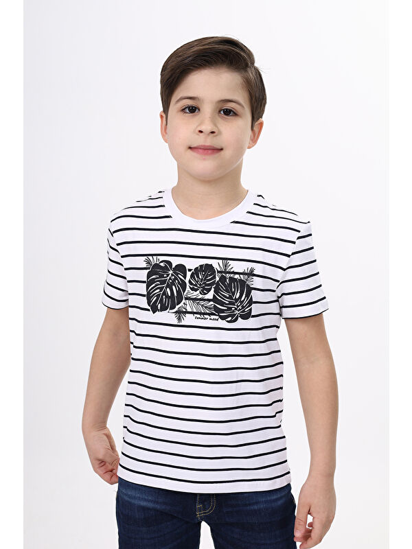 Toontoykids Erkek Çocuk Çizgili Tişört