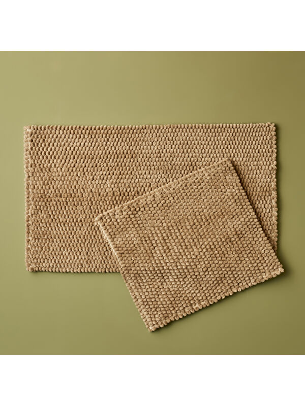 Bella Maison Cosy Paspas Takımı Bej (60x100 cm)