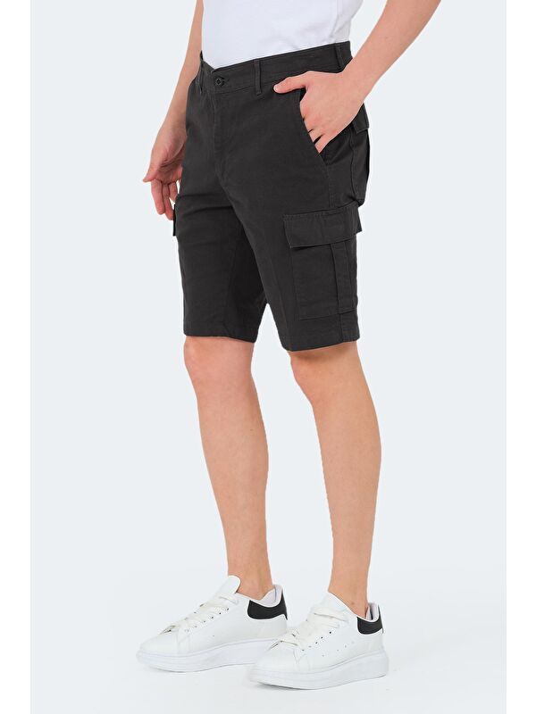 SLAZENGER EARNINGS Erkek Şort Koyu Gri