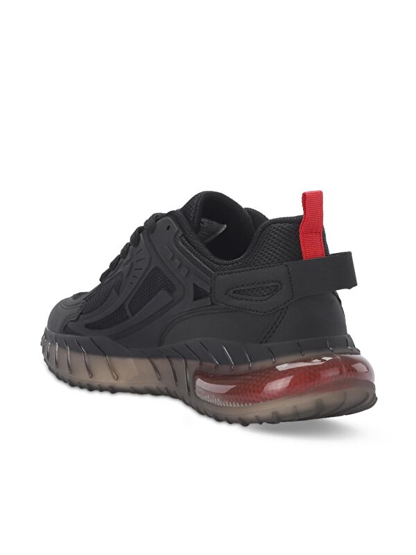 Erkek Sneaker Ayakkabı Siyah / Kırmızı - Görsel 4