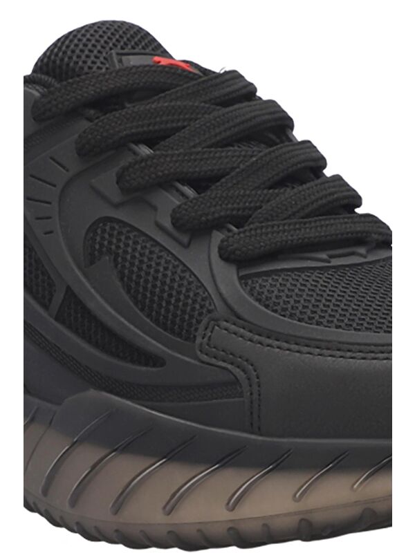 Erkek Sneaker Ayakkabı Siyah / Kırmızı - Görsel 5