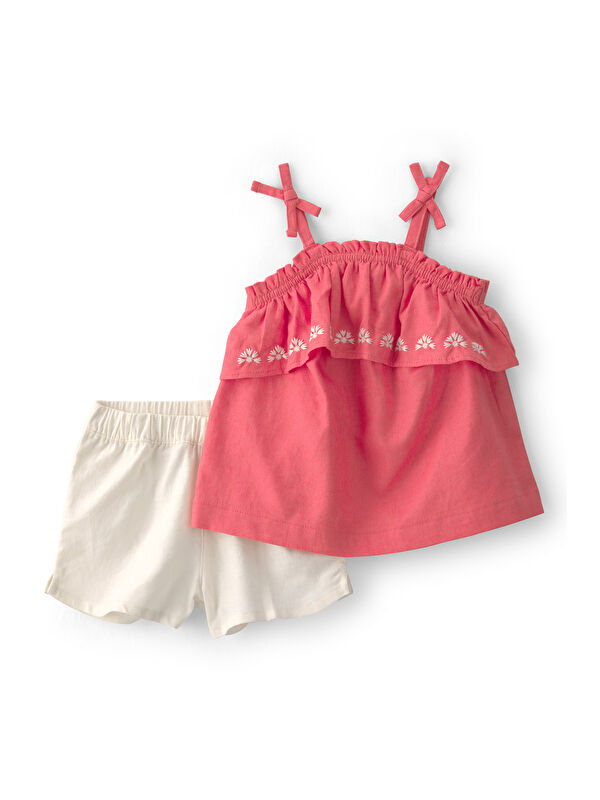 Carter's Kız Bebek Alt Üst Set 3 Ay-24 Ay Somon