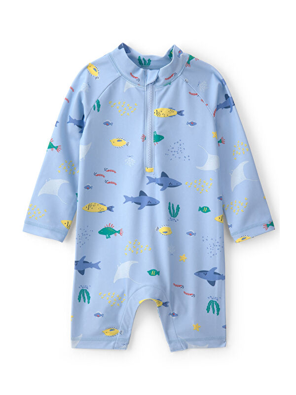 Carter's Erkek Bebek Güneş Koruyucu Mayo Tulum 6 Ay-24 Ay Çok Renkli