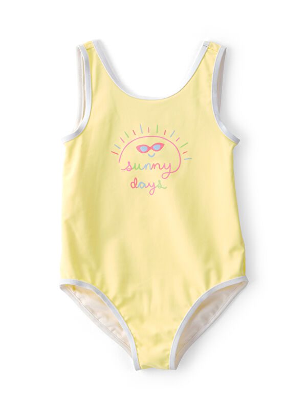 Carter's Küçük Kız Çocuk Mayo 2 Yaş-5 Yaş Sarı