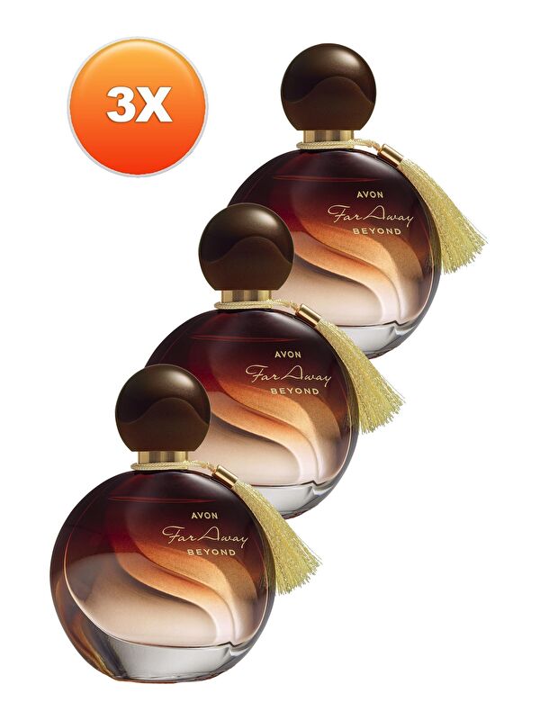 AVON Far Away Beyond Kadın Parfüm Edp 50 Ml. Üçlü Set