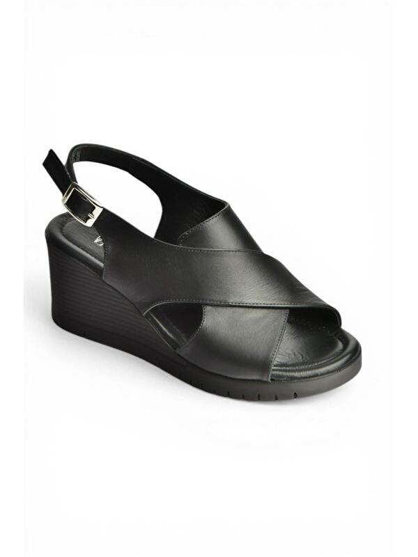 Fox Shoes Siyah Kadın Sandalet Y555340503