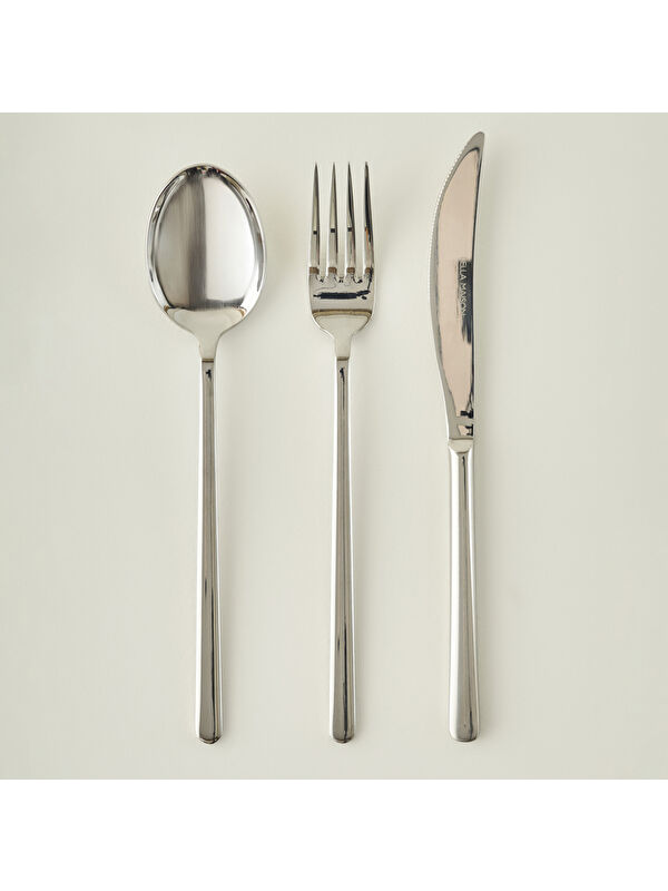 Bella Maison Milano 18 Parça Yemek Çatal Kaşık Bıçak Seti Silver
