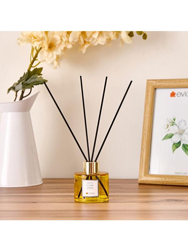 Evidea Deco Sweet Jasmine Spring Çubuklu Oda Kokusu - Sarı - 100 ml
