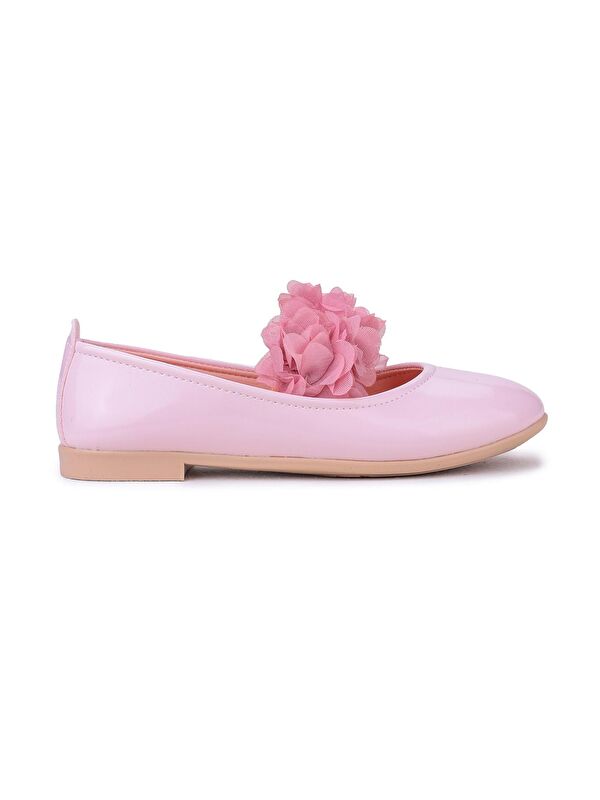 Flovers Rugan Kız Çocuk Babet Ayakkabı - Görsel 5