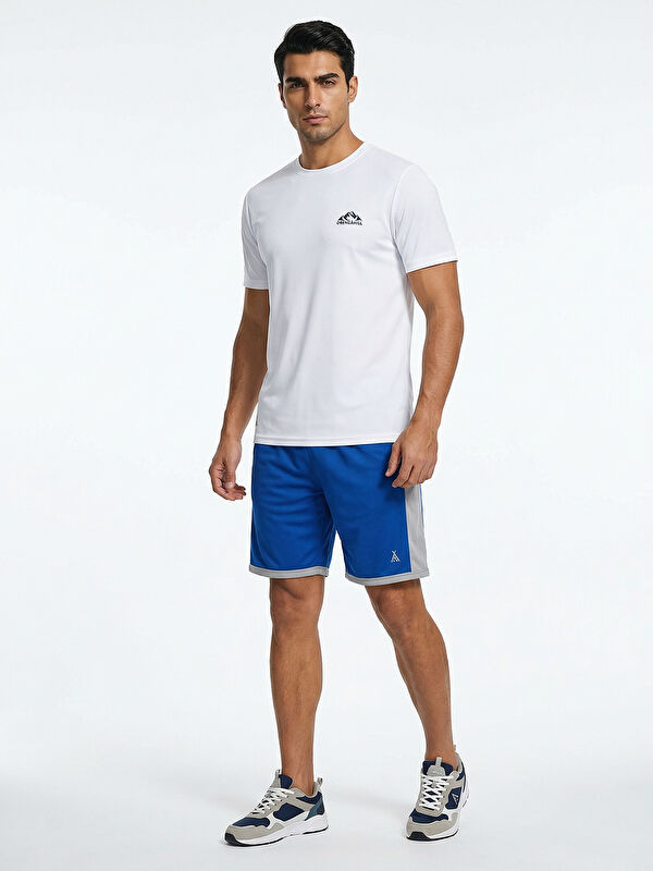 ORENDAHİLL ORENDAHILL Erkek Spor Tişört Hızlı Kuruyan Esnek Regular Fit Basic Gym Activewear