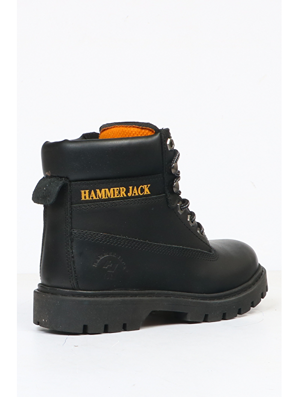 Hammer Jack Siyah Hammer Jack Hakiki Deri Full-Up Kadın Bot