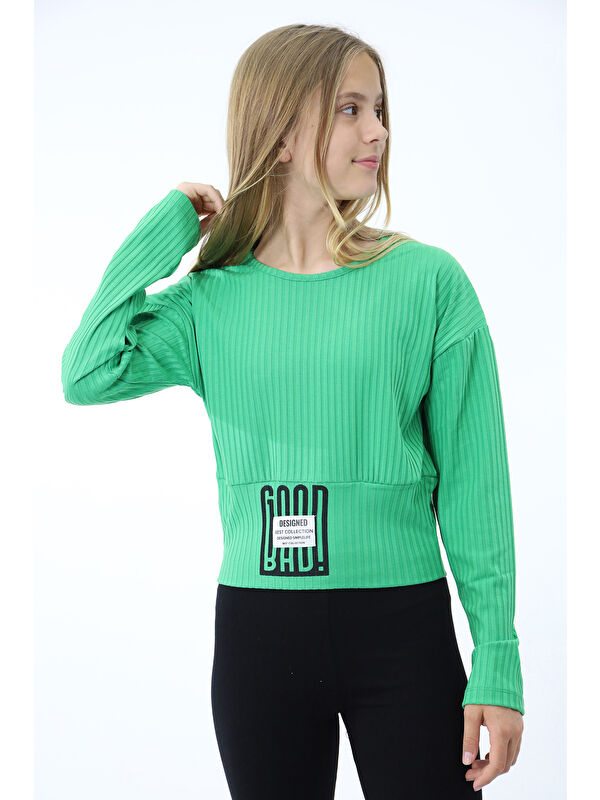 Toontoykids Kız Çocuk Baskılı Sweatshirt