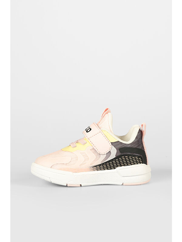 Daphne Baskılı Kız Bebek Pudra Sneaker - Görsel 3