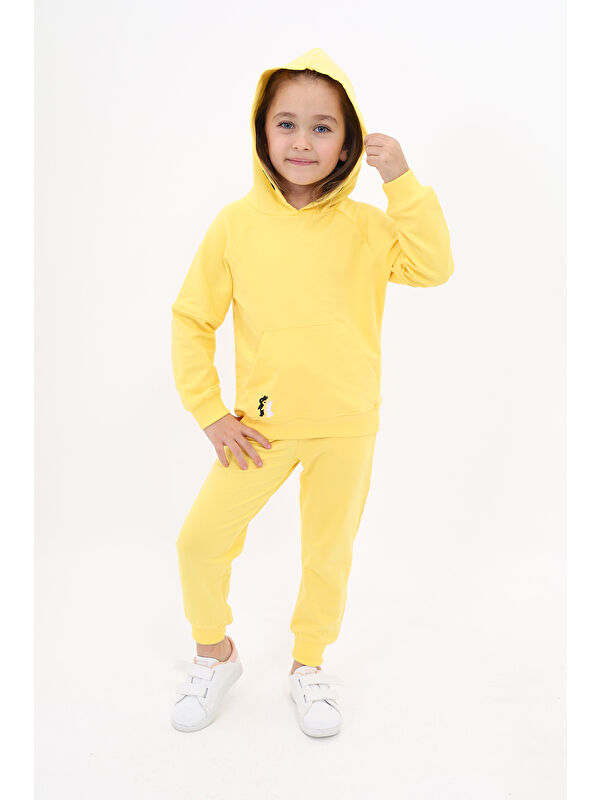 Toontoykids Kız Çocuk Nakışlı Eşofman Takım