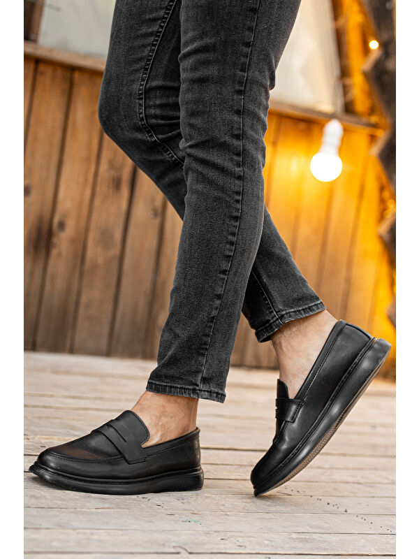 D873 Günlük Ortopedik Erkek Klasik Ayakkabı - Görsel 8