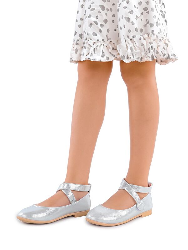 Vette Vakko Cırtlı Kız Çocuk Babet Ayakkabı - Görsel 4