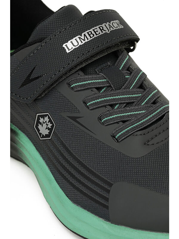 HERMOSO 5PR Gri Erkek Çocuk Spor Ayakkabı - Görsel 8