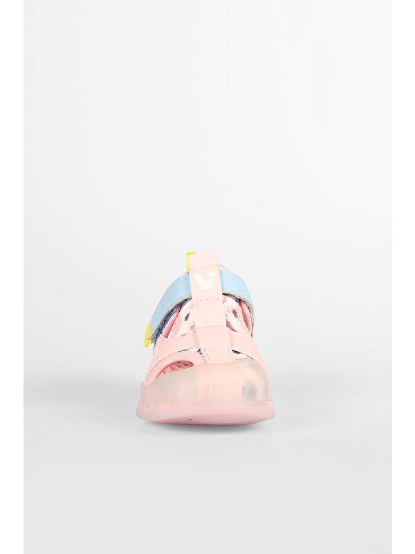 Live Işıklı Kız Bebek Pudra Sandalet - Görsel 5