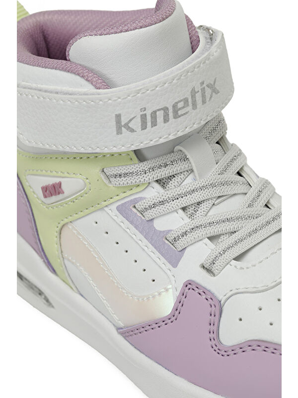 LONVE HI P 5PR Beyaz Kız Çocuk High Sneaker - Görsel 8