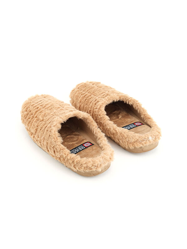 Gezer Gri Gezer Kışlık Ev Kadın Rahat Taban Gondol Terlik