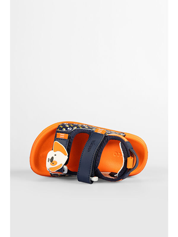 İnkago Hafif Erkek Bebek Lacivert Sandalet - Görsel 7