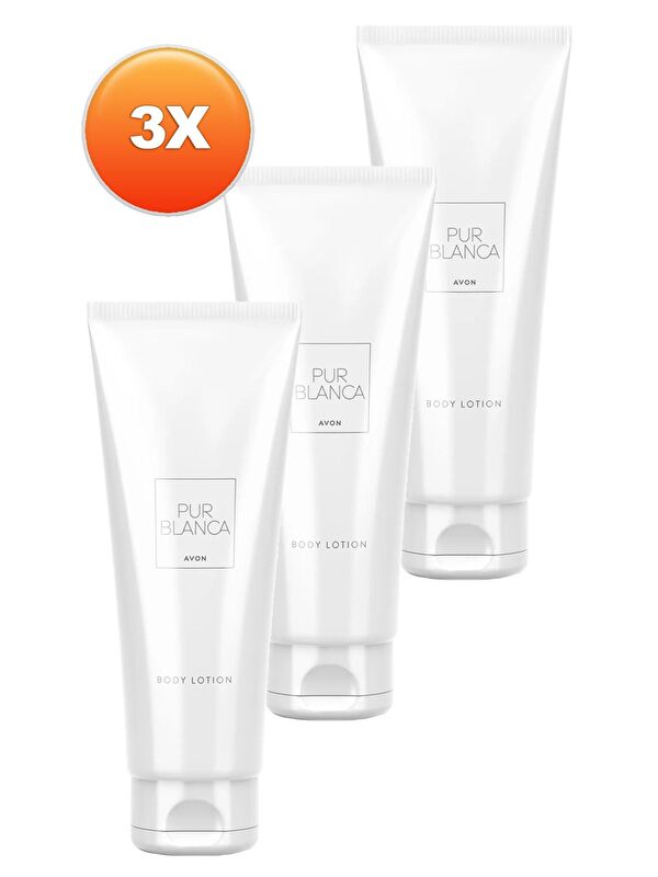 AVON Pur Blanca Kadın Vücut Losyonu 125 Ml. Üçlü Set