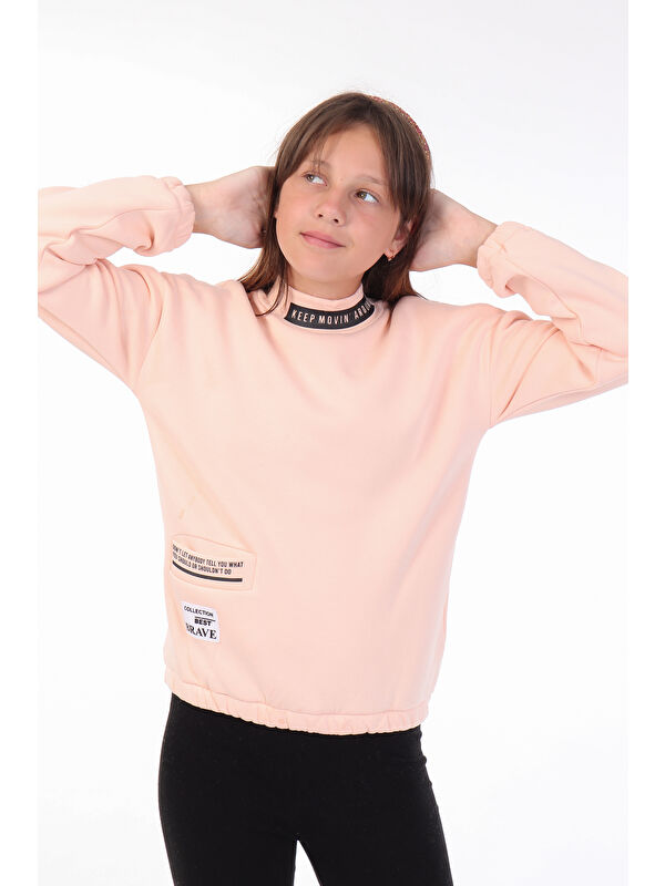 Toontoykids Kız Çocuk Baskılı Sweatshirt