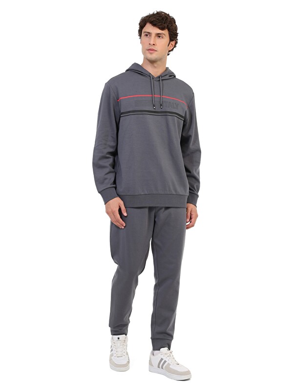 Lumberjack Sweatshirt Erkek Gri ML FENRIC 17ITL1404