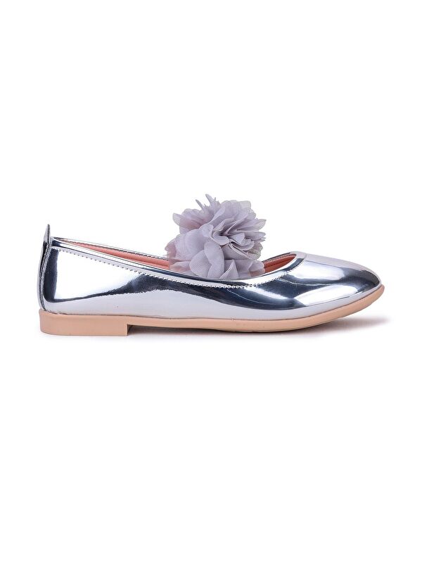 Flovers Cilt Rugan Kız Bebek Babet Ayakkabı - Görsel 5