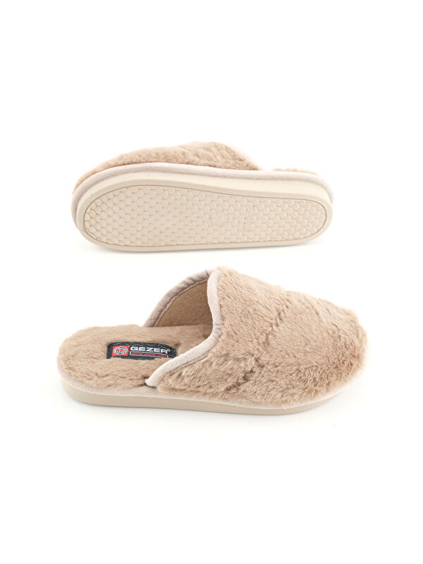 Gezer Siyah Gezer Kışlık Rahat Kadın Taban Ev Terlik